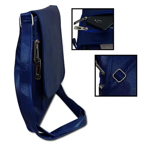 Blue_Premium_Faux_Leather_Sling_Bag_For_Women