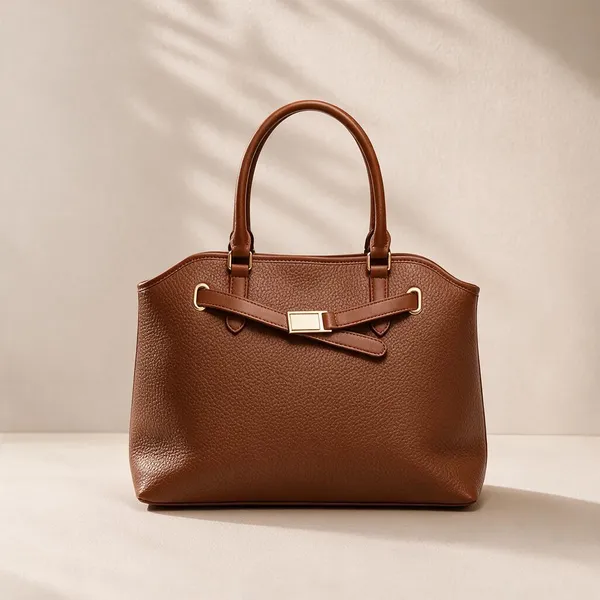 Coffee_Premium_Pu_Leather_Tote_Handbag_For_Women