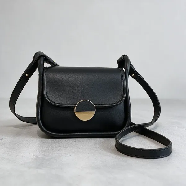 Black_Premium_Faux_Leather_Crossbody_Bag_For_Women