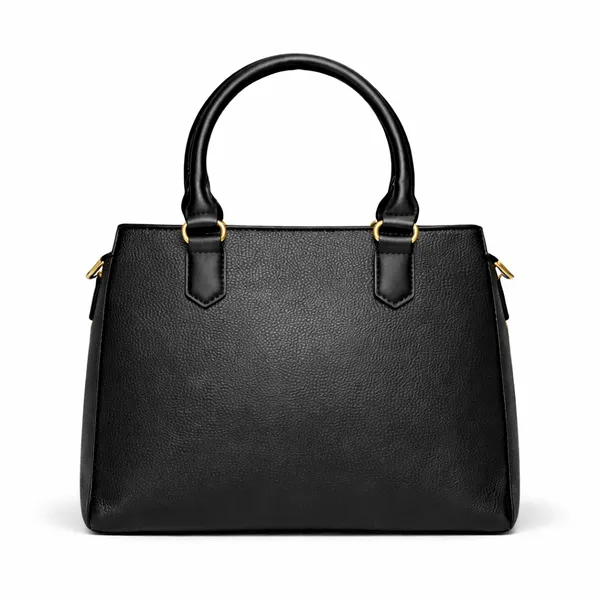 Black_Premium_Faux_Leather_Tote_Handbag_For_Women