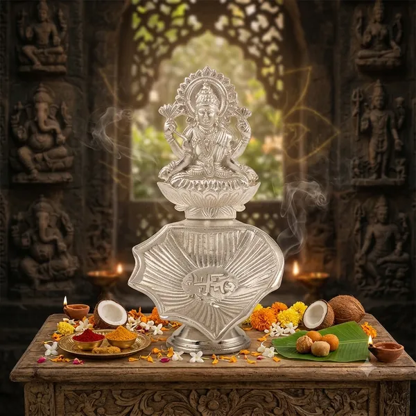 Metallic_Traditional_Lakshmi_Idol