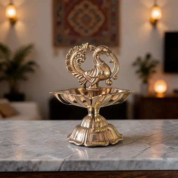 Metal_Traditional_Peacock_Pattern_Diya_Lamp