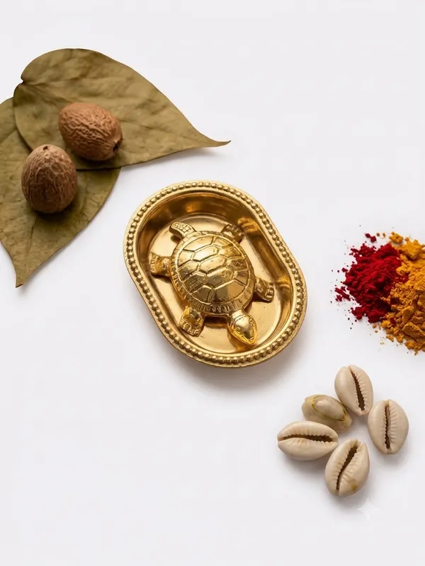 Gold-Tone_Tortoise_Figurine_With_Yantra_Design