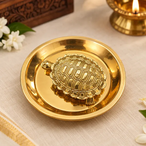 Brass_Vastu_Tortoise_Figurine_for_Home_&_Office,_Golden_Finish_Kurma_Turtle_Idol_for_Good_Luck,_Prosperity_&_Positive_Energy,_Traditional_Spiritual_Décor_and_Housewarming_Gift
