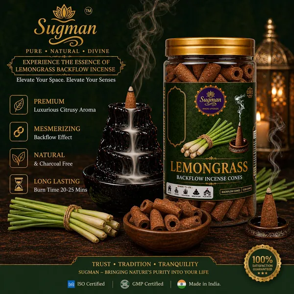 Sugman_Lemongrass_Backflow_Dhoop_Cones