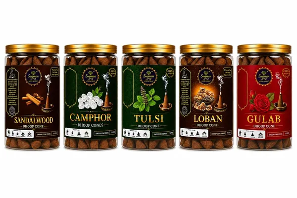 Sugman_5-In-1_Herbal_Dhoop_Cones_Loban_Sandalwood_Tulsi_Camphor_Rose