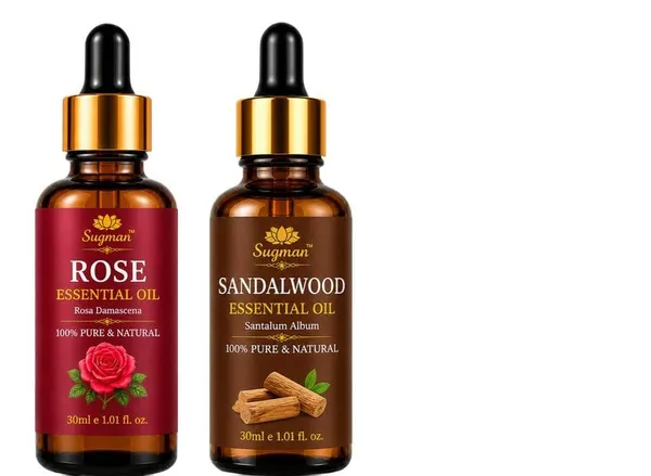 Natural_Rose_&_Sandalwood_Pure_Essential_Oil_Set