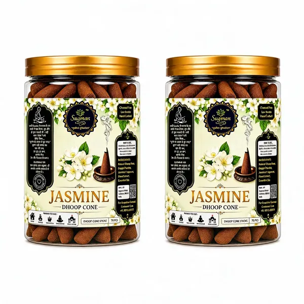 Sugman_Jasmine_Charcoal_Free_Dhoop_Cones_Floral_Incense_-_Pack_of_2