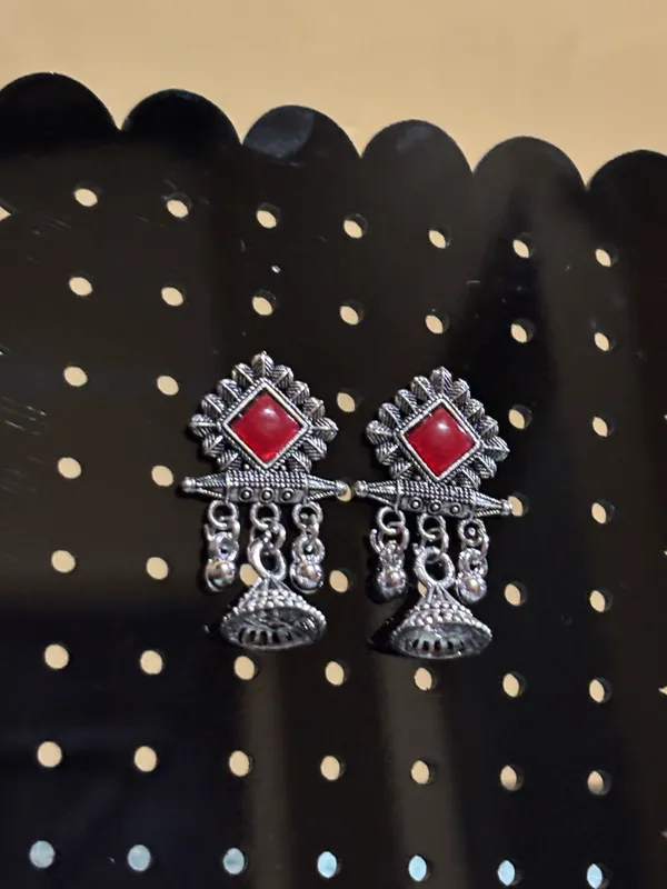Silver_Oxidised_Jhumka_Earrings_for_Women