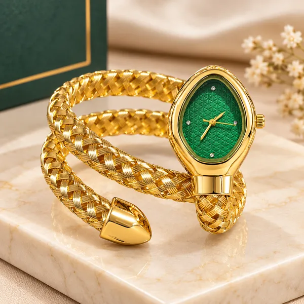 Gold_Tone_Snake_Watch_for_Women
