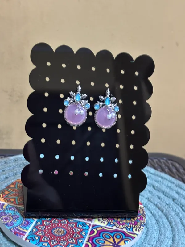 Purple_Oxidized_Silver_Drop_Earrings_for_Women