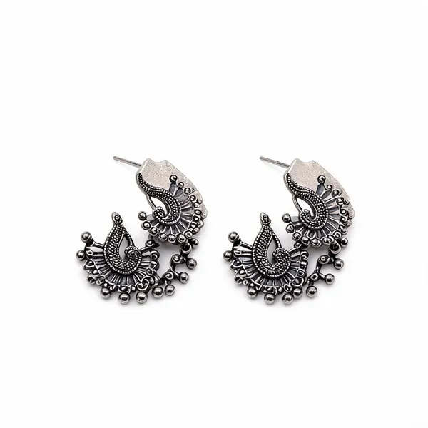 Silver_Metal_Oxidised_Crescent_Drop_Earrings_For_Women
