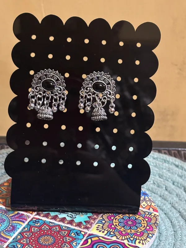 Silver_Oxidized_Jhumka_Earrings_for_Women