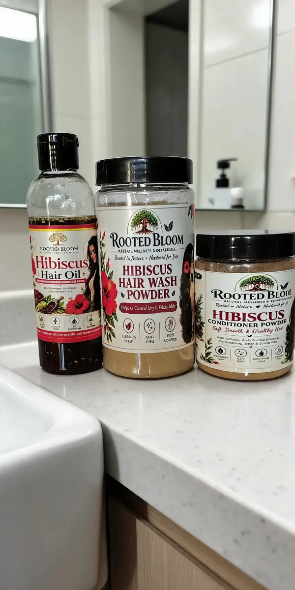 Hibiscus_Hair_Oil_Wash_Powder_And_Conditioner_Set