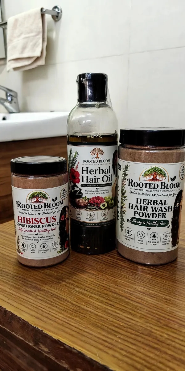 Herbal_Hair_Oil_Wash_Powder_And_Face_Care_Combo