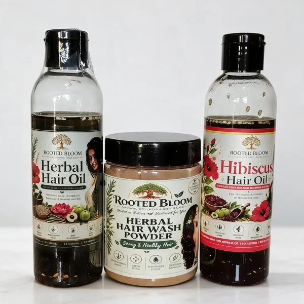 Herbal_Hair_Oil_And_Wash_Powder_Hair_Care_Set