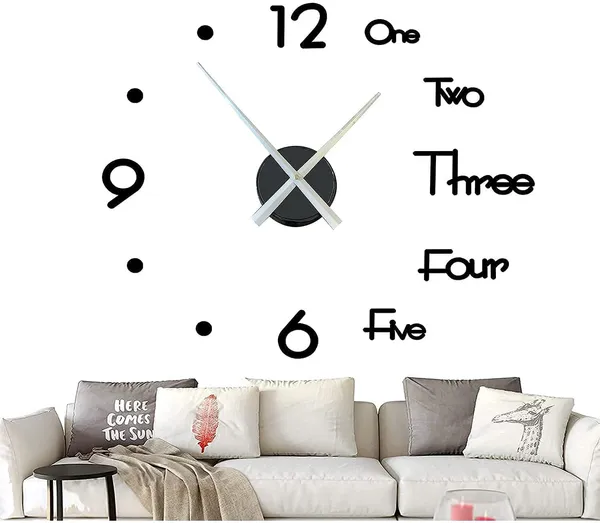Wall_Clock_Diy_Frameless