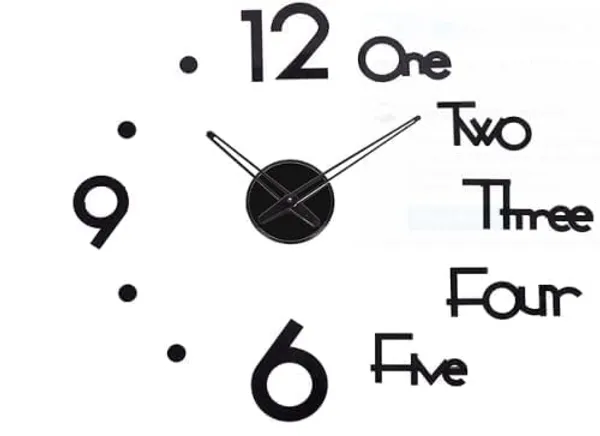 Wall_Clock_Diy_Frameless