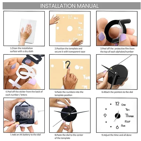 Wall_Clock_Diy_Mechanism_Kit