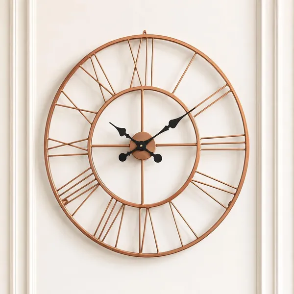 Roman_Numeral_Metal_Wall_Clock