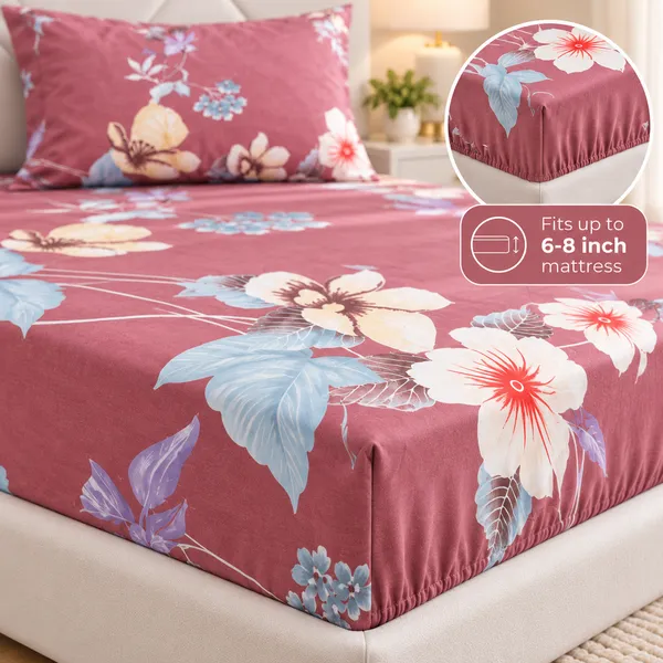 Rosewood_Bloom_|_Single_Bed_Fitted_Bedsheet_+_1_Pillow_Cover_|_360°_Elastic