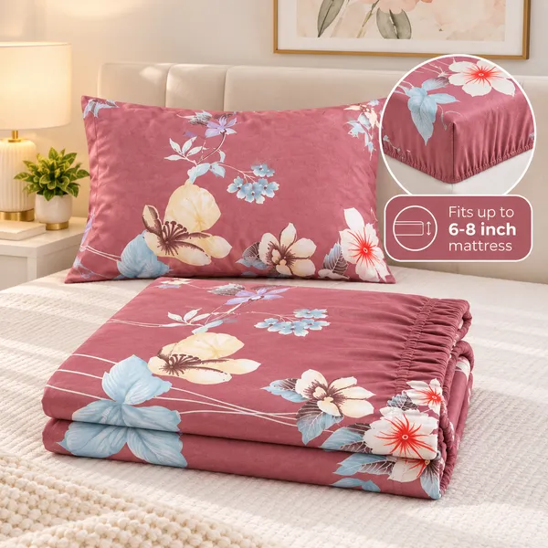 Rosewood_Bloom_|_Single_Bed_Fitted_Bedsheet_+_1_Pillow_Cover_|_360°_Elastic