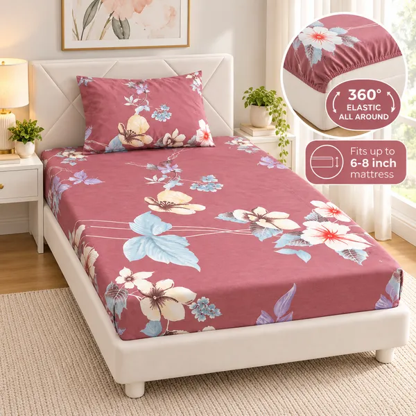 Rosewood_Bloom_|_Single_Bed_Fitted_Bedsheet_+_1_Pillow_Cover_|_360°_Elastic
