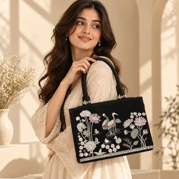 Camel_Denim_Professional_Laptop_Office_Bag_For_Women