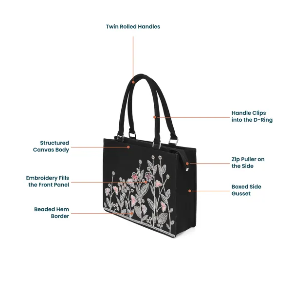 Floral_Embellished_Noir_Tote
