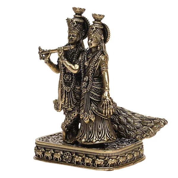 Superfine_Brass_Radha_Krishna_Idol_|_4_Inch