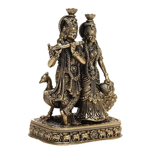 Superfine_Brass_Radha_Krishna_Idol_|_4_Inch