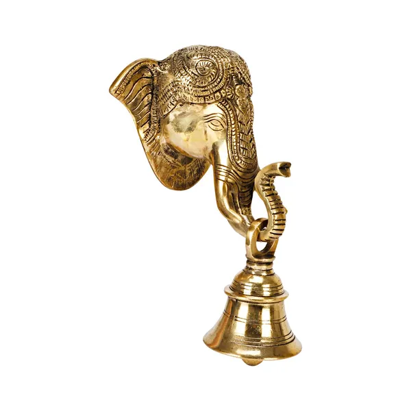 Brass_Ganesha_Wall_Hanging_With_Bell