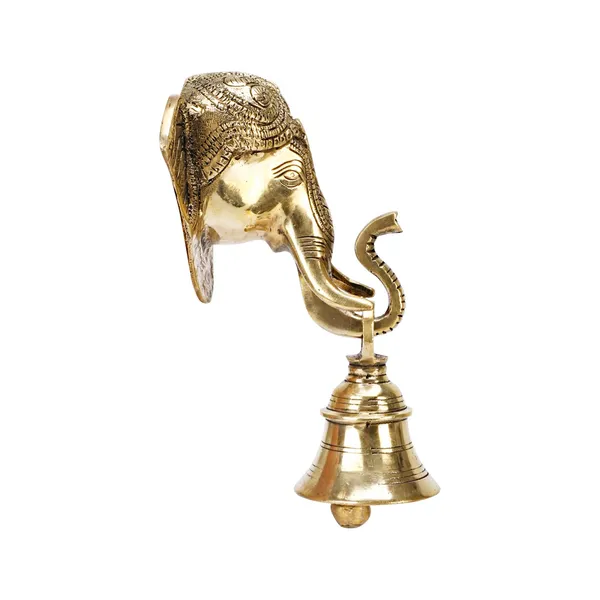Brass_Ganesha_Wall_Hanging_With_Bell