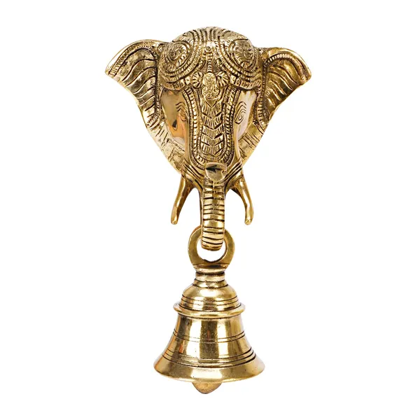 Brass_Ganesha_Wall_Hanging_With_Bell