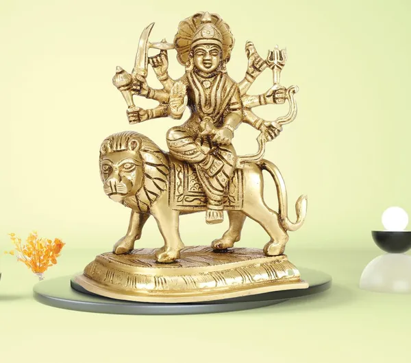 Brass_Goddess_Durga_Idol