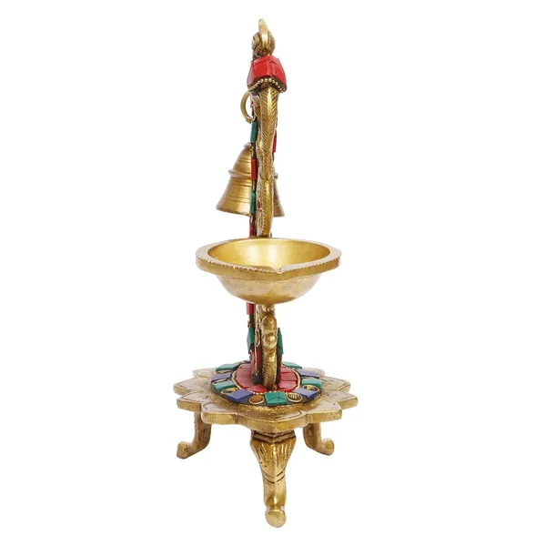 Brass_Peacock_Hanging_Diya_Stand