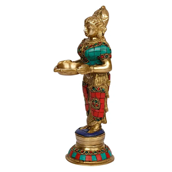 Brass_Lady_Statue_Oil_Lamp