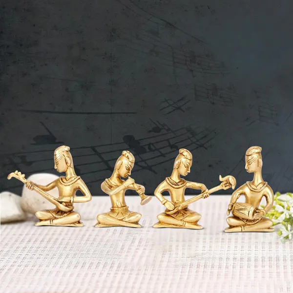 Brass_Musician_Statues_Set