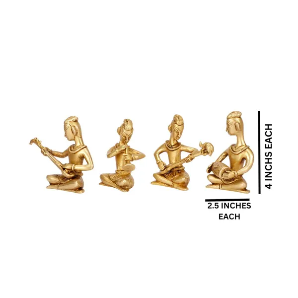 Brass_Musician_Statues_Set