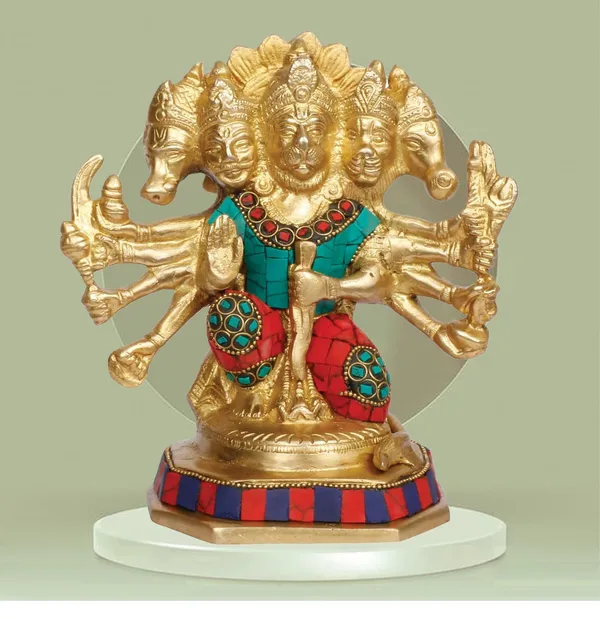 Panchmukhi_Hanuman_Brass_Statue
