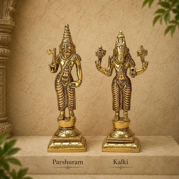 Brass_Dashavatara_Statue_Set