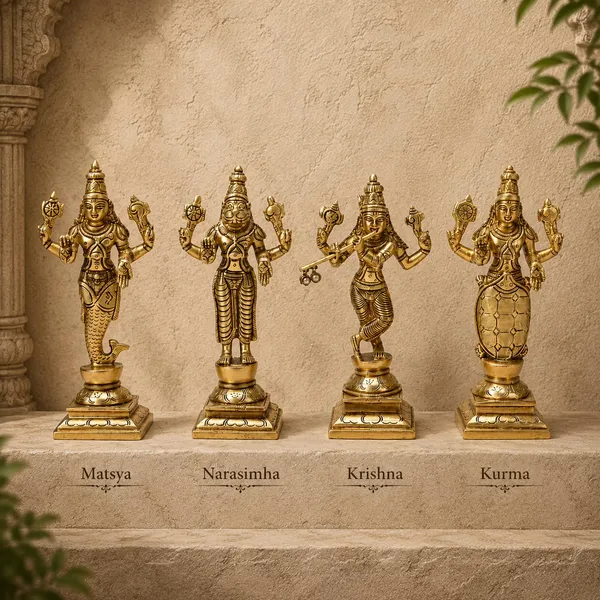 Brass_Dashavatara_Statue_Set