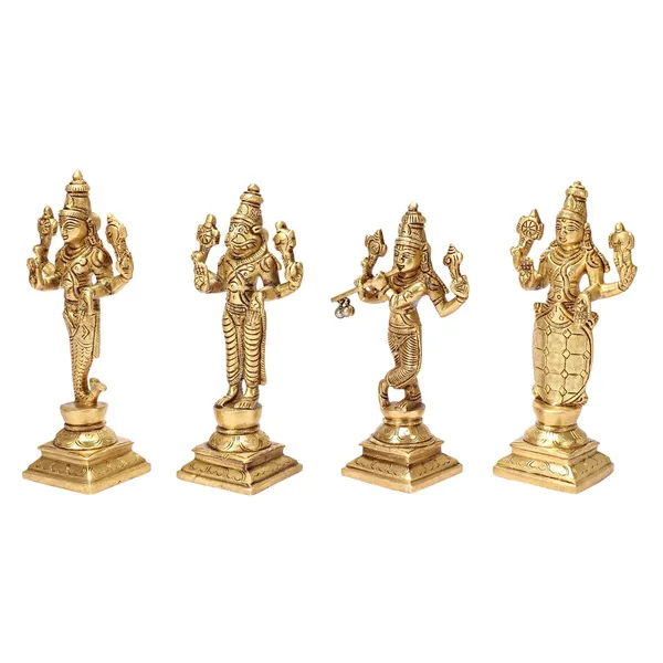 Brass_Dashavatara_Statue_Set