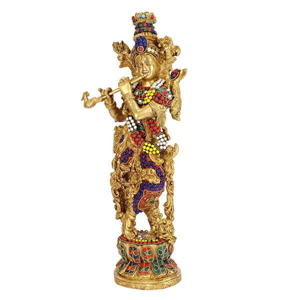 Brass_Krishna_Playing_Flute_Statue