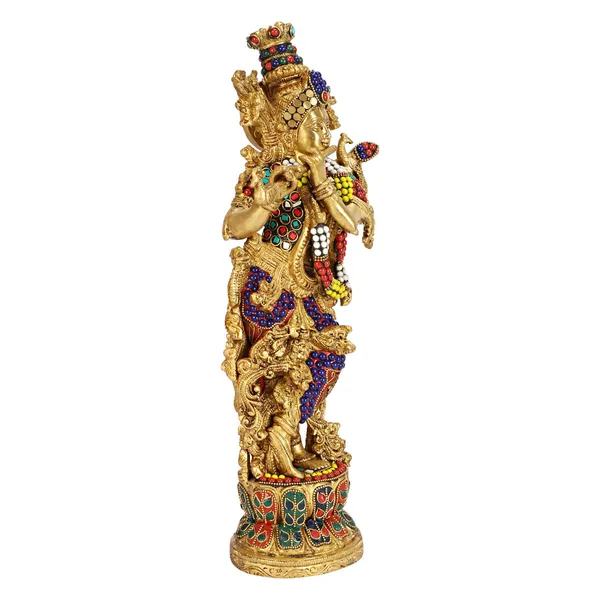 Brass_Krishna_Playing_Flute_Statue
