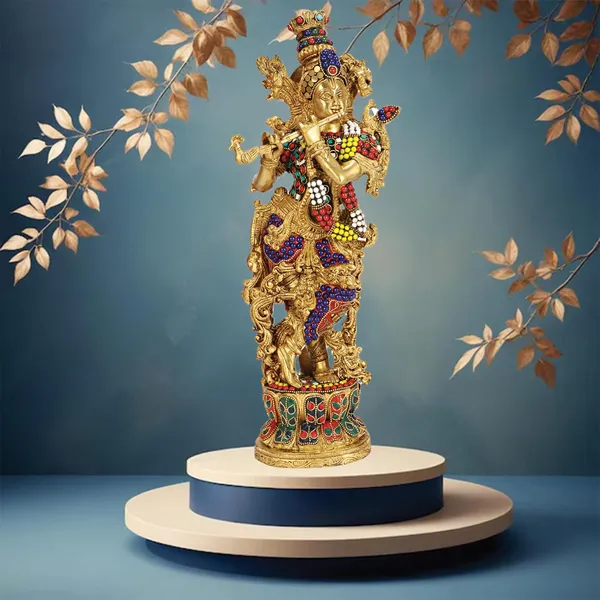 Brass_Krishna_Playing_Flute_Statue