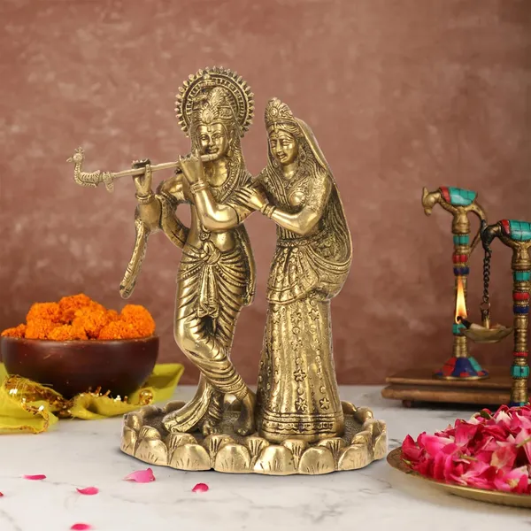 Brass_Radha_Krishna_Murti