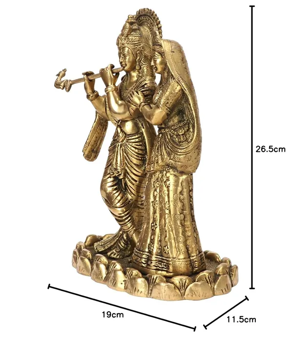 Brass_Radha_Krishna_Murti