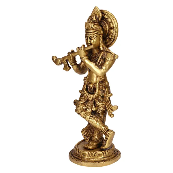 Brass_Lord_Krishna_Flute_Statue_With_Base