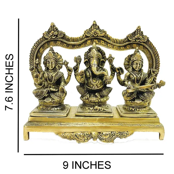 Brass_Laxmi_Ganesh_Saraswati_Idol